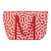 Beach Bag Jumbo | Red Squiggle